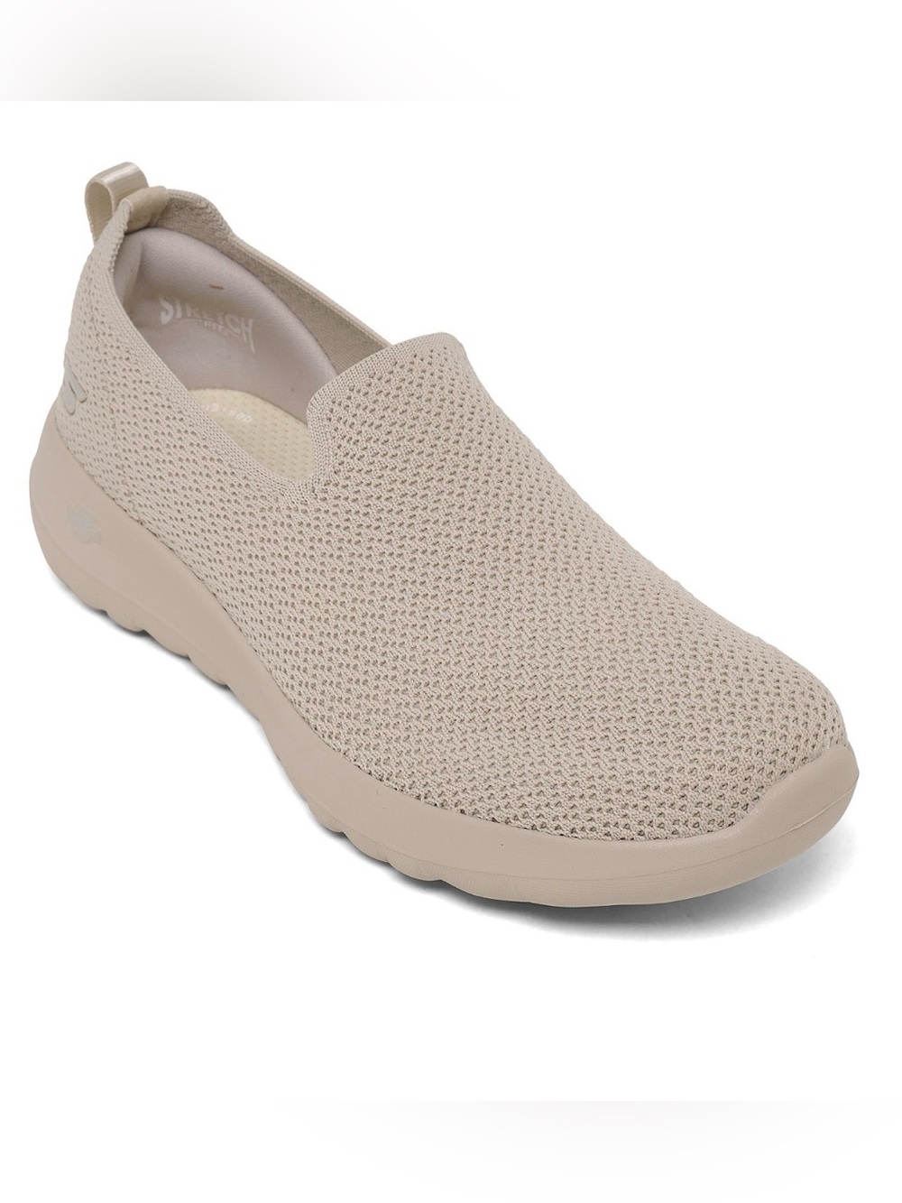 Skechers Women's Slip-On Knit Sneaker in Mauve Taupe